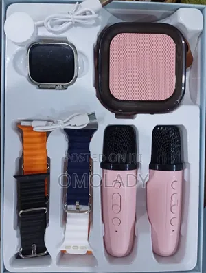 Bluetooth Spaker With Microphone + Smart Watch