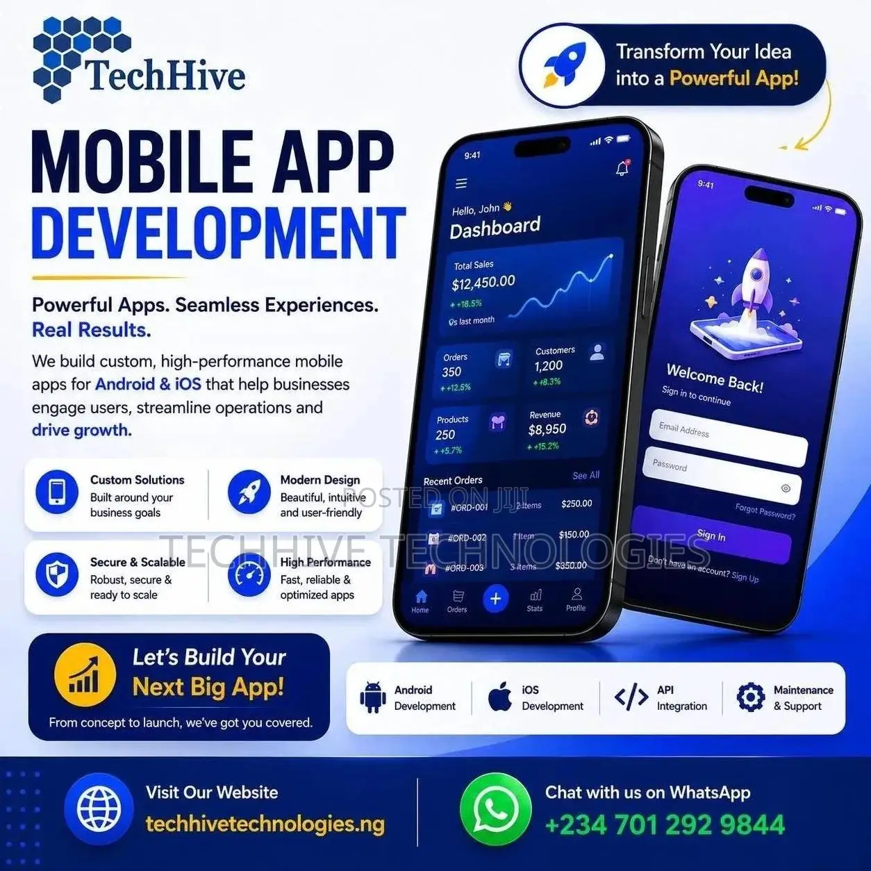 Let's Create a Build Powerful Mobile Apps for Your Business.