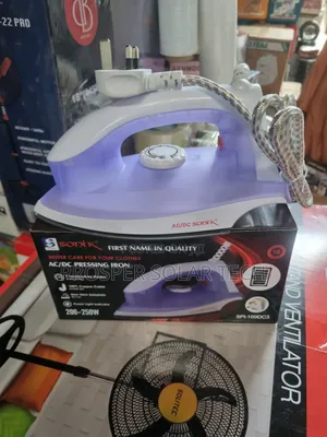 Ac/Dc Solar Pressing Iron