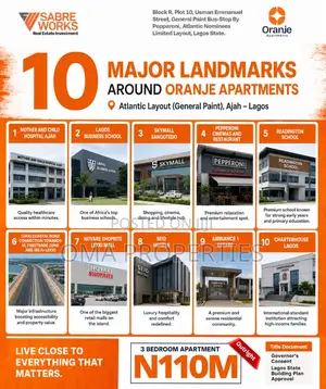 3bdrm House in Orange Apartment, Olokonla for sale