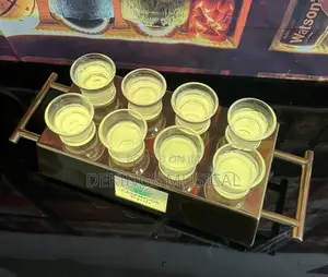 8 Holes Casamigos Tequila Serving Tray With Shot Glasses