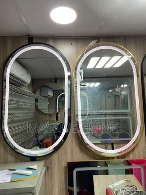60*80cm High Quality Frame Mirror With Three Light