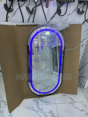 60*80cm High Quality Frame Mirror With Three Light