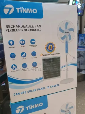 Tinmo Solar Fan With Remote or Without Remote