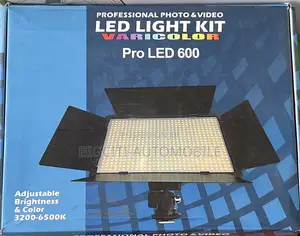Professional Led Light Kit Pro 600 With Tripod Stand for Content