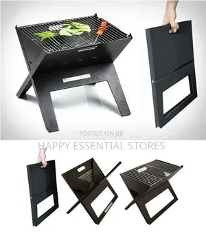 Foldable X Shape BBQ Charcoal Grill.