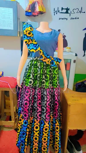 Beautiful Kampala Three-Tier Skirt