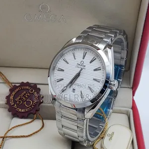 Luxury-Inspired Omega Seamaster Worldtimer GMT Watch, Stainless Steel