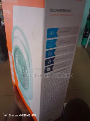 Rechargeable Led Multi Functional Fan