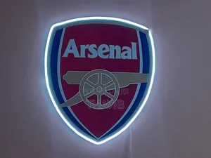 Foot Ball Clubs Logo Led Wall Decor