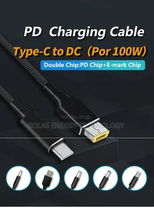 100w Usb Type C to Laptop Charging Cable