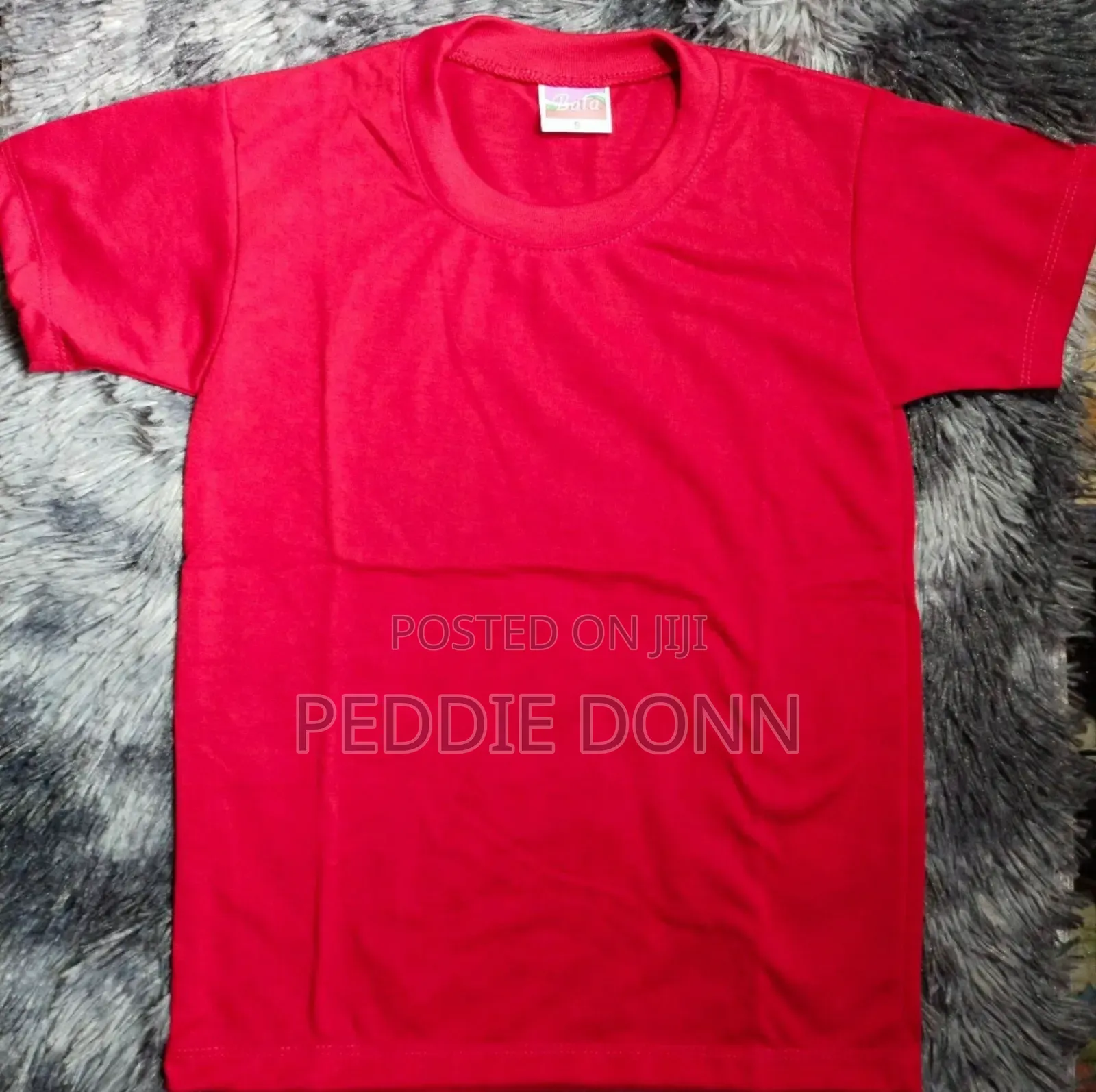 Original Plain Children Tshirt(Round Collar Neck)