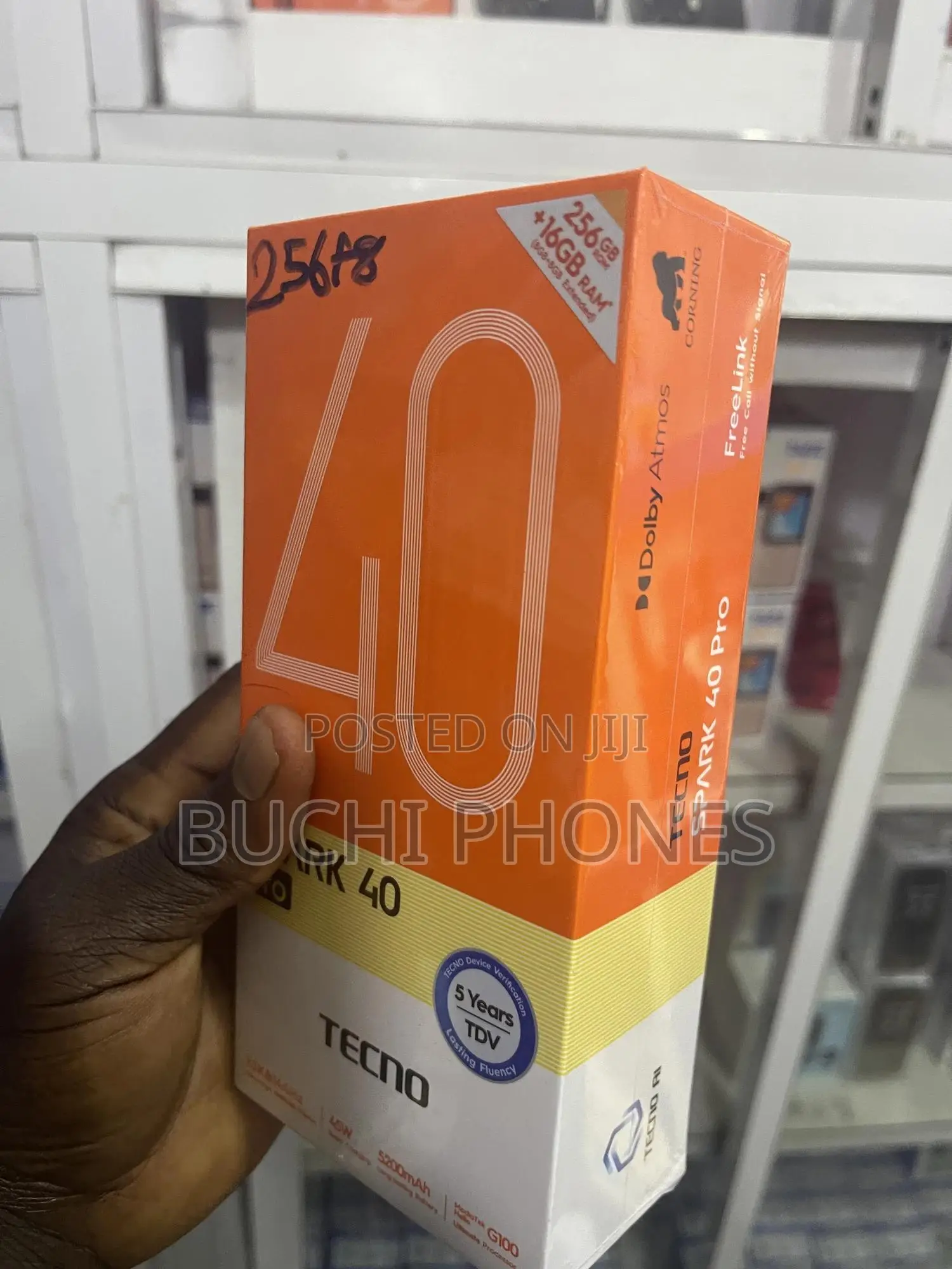 New Tecno Spark 40 Pro 128 GB Black