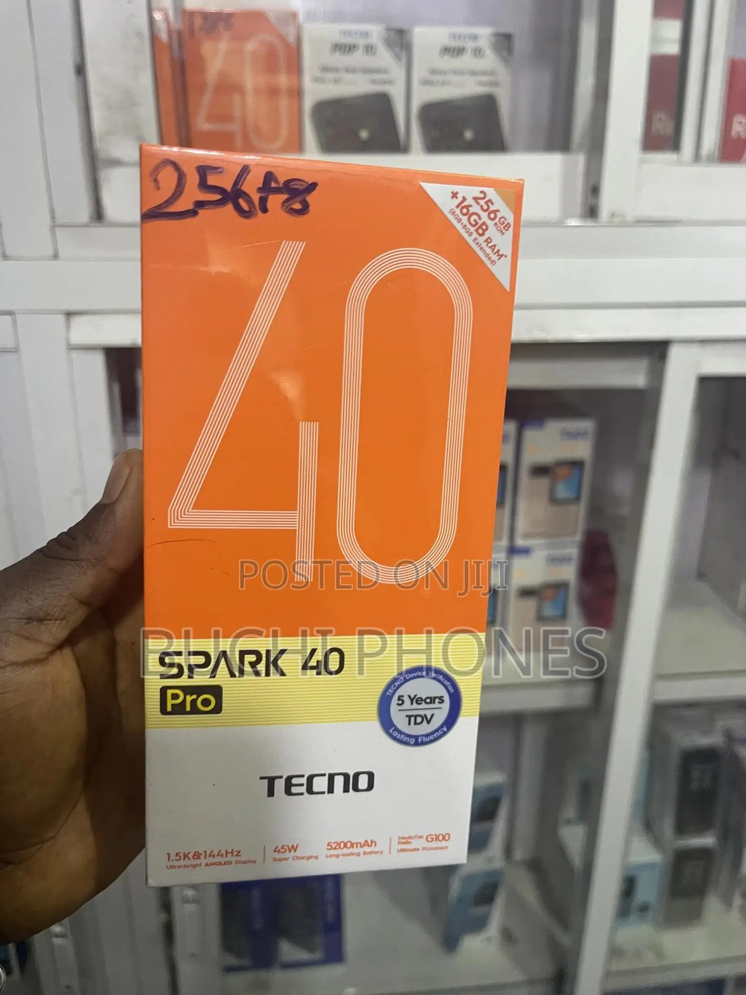 New Tecno Spark 40 Pro 128 GB Black