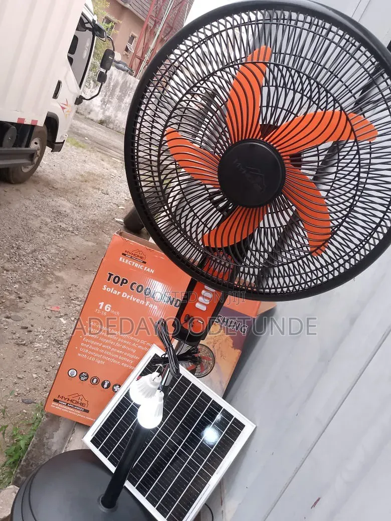 Rechargeable Solar Fan