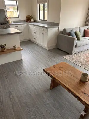 Modern Silver Gray Vinyl Flooring