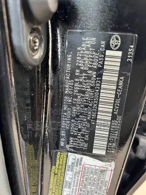 Toyota Camry 2005 Black