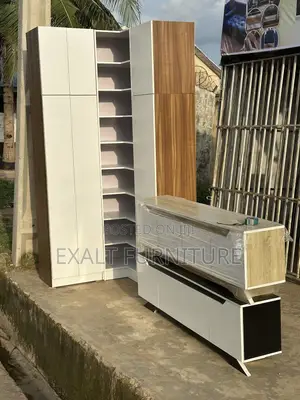 Luxury Home Furniture Set – Wardrobe, Shelf Tv Stand