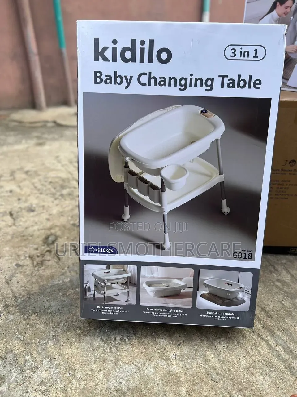 Standing Bath Set With Changing Table