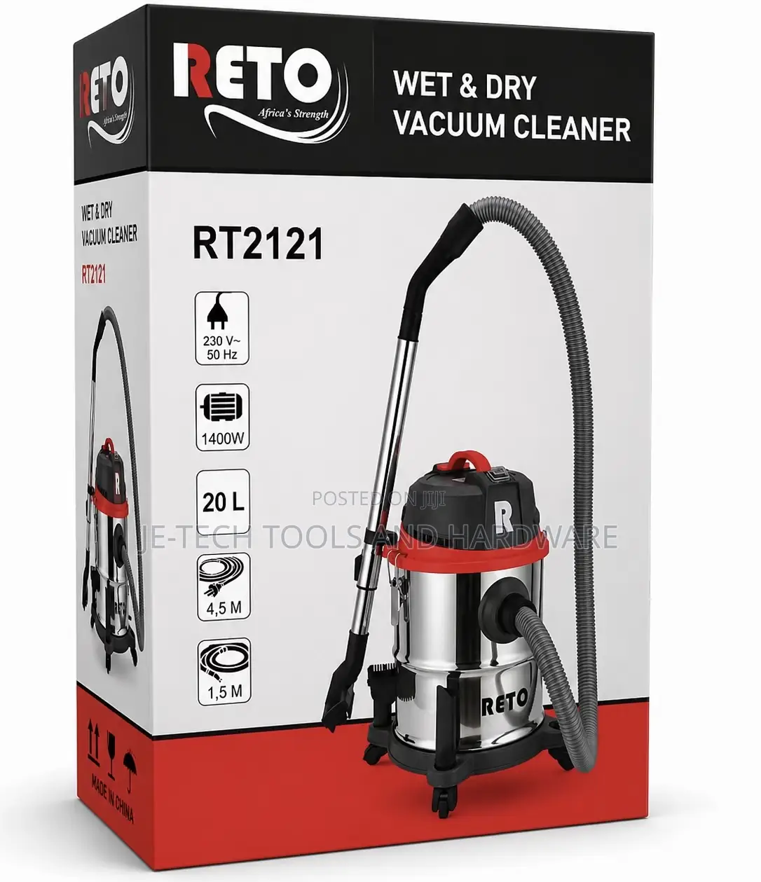 Reto Vacuum Cleaner 20l