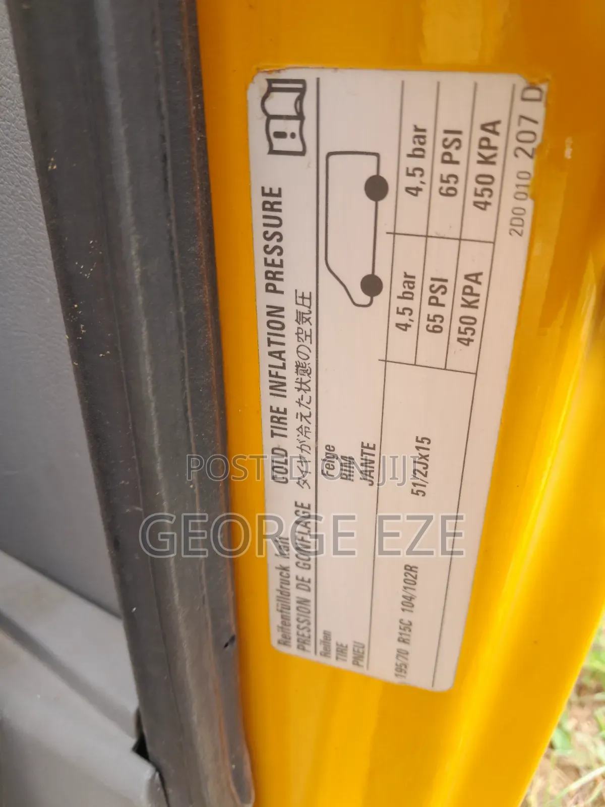 Volkswagen LT 2008 Yellow