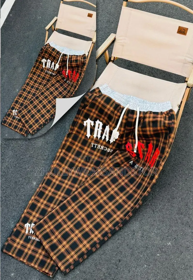High Quality Luxury Checkers Joggers