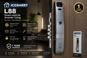 L88 Smart Lock Wifi Tuya App 3d Face Recognition Fingerprint +Camera