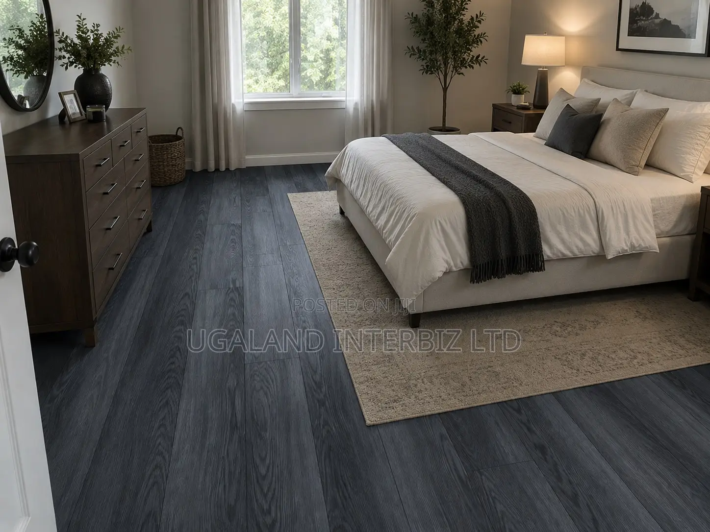 Midnight Oak PVC Vinyl Tile