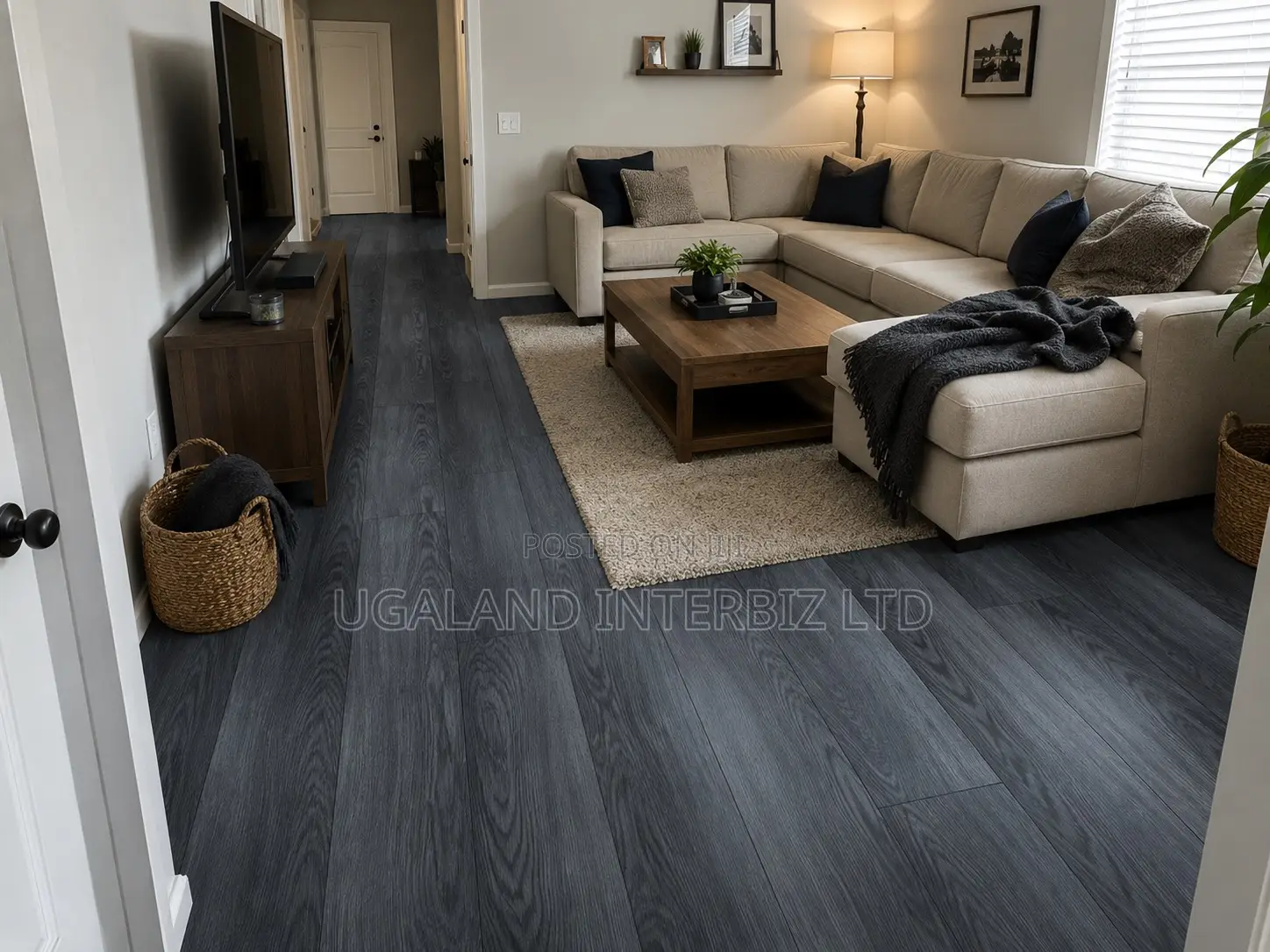 Midnight Oak PVC Vinyl Tile