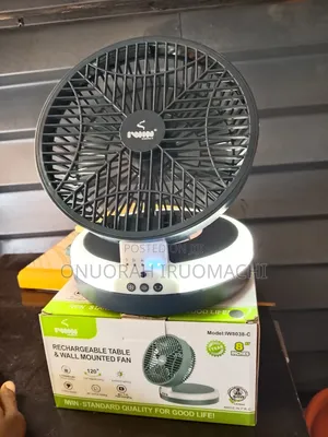 Rechargeable Table Fan