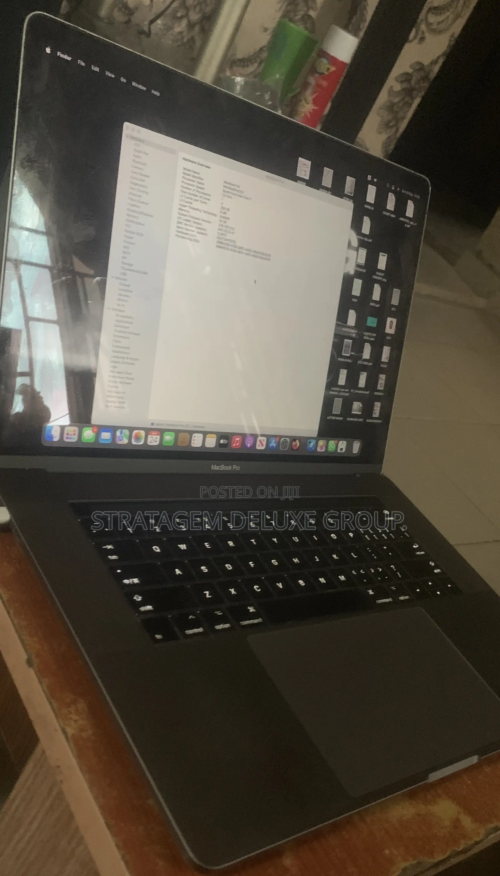 Laptop Apple MacBook Pro 16GB Intel Core i7 SSD 250GB