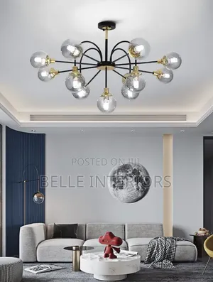 Nordic Glass Ball Led Chandelier for Dining
