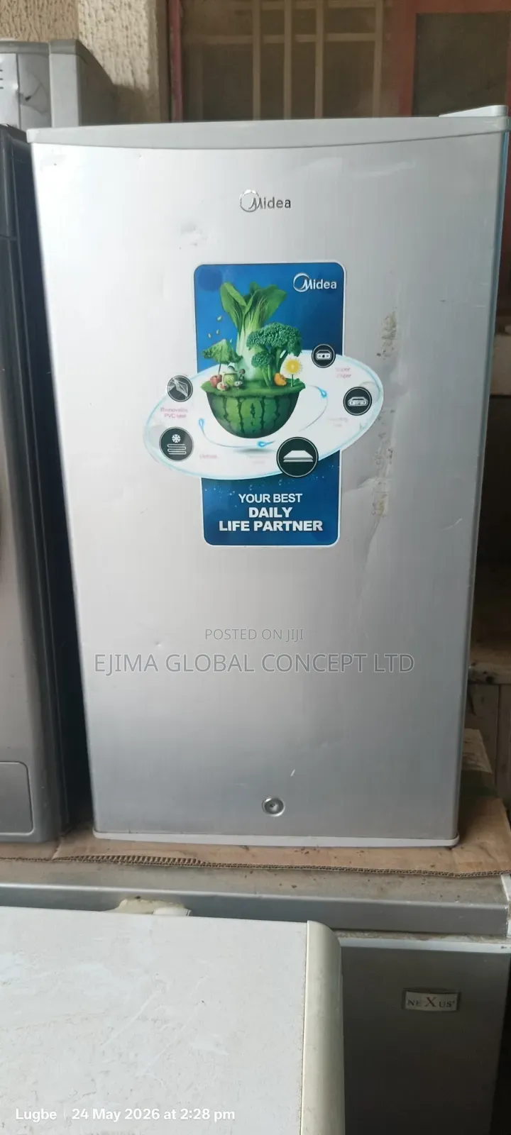 Midea Fridge 121liters