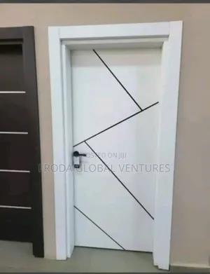 High Density, HDF Wooden Doors. With Frames, Locks and Handles