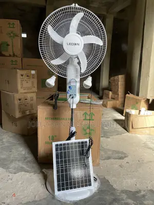 16 Inches Solar/Rechargeable Fan With Remote