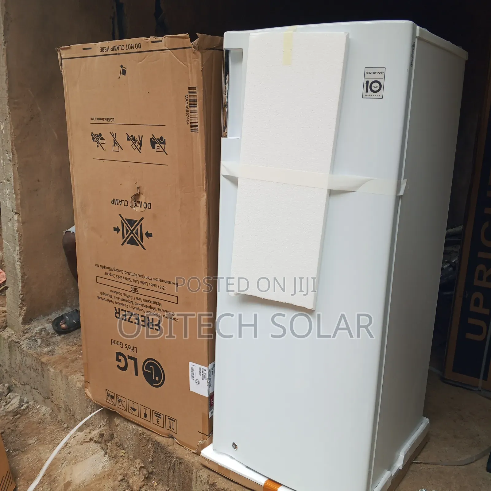 7 Steps Lg Upright Freezer Ice Blook Making Machine