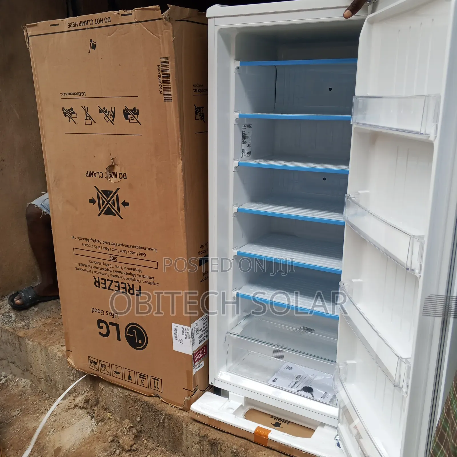 7 Steps Lg Upright Freezer Ice Blook Making Machine