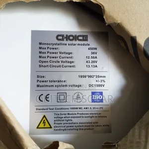 450watts Choice 72cell Brand New Panel