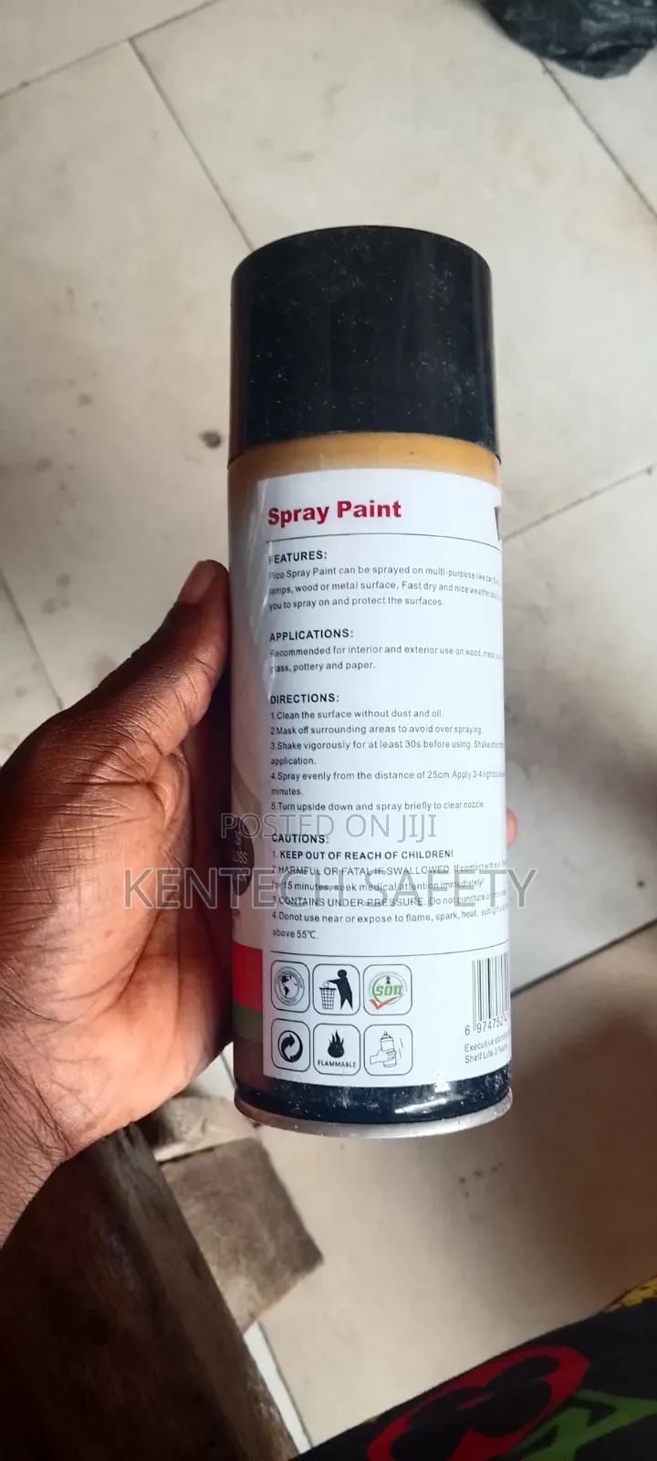 Spray Paint in Can Available