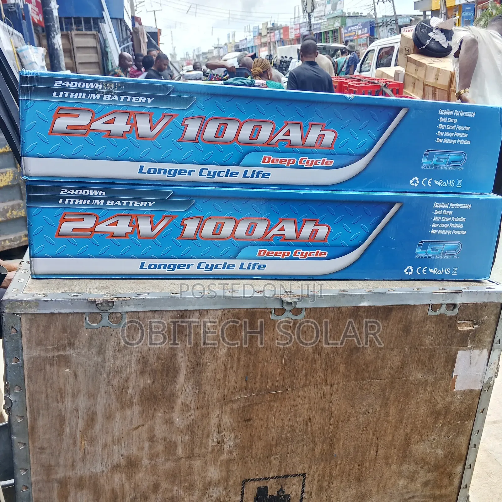 100ah 24v Solar Lithium Battery