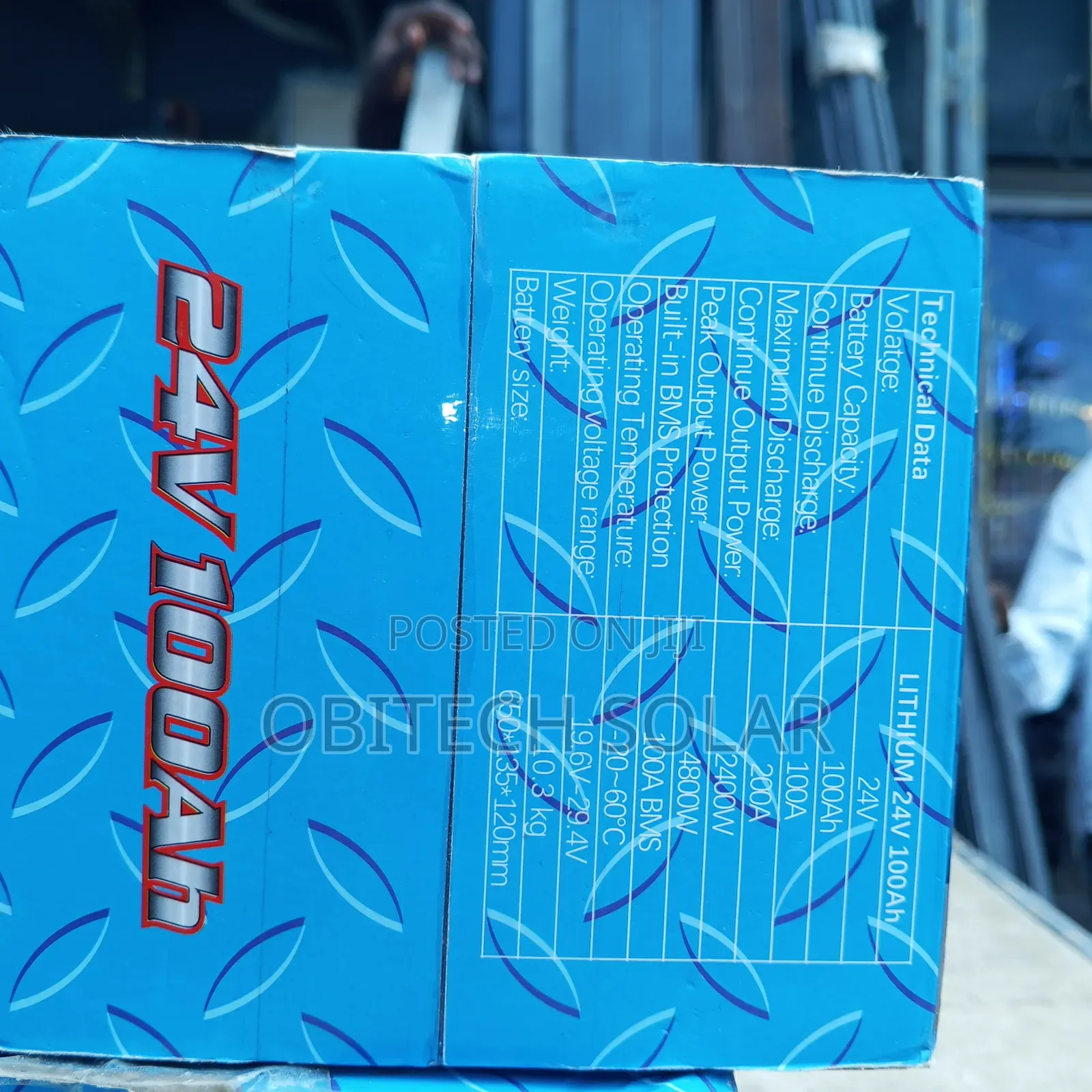 100ah 24v Solar Lithium Battery