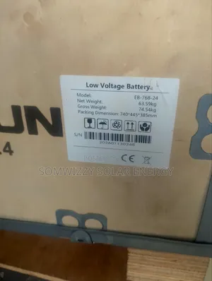 Original Luxsun 7.68kwh Lithium Battery 24v