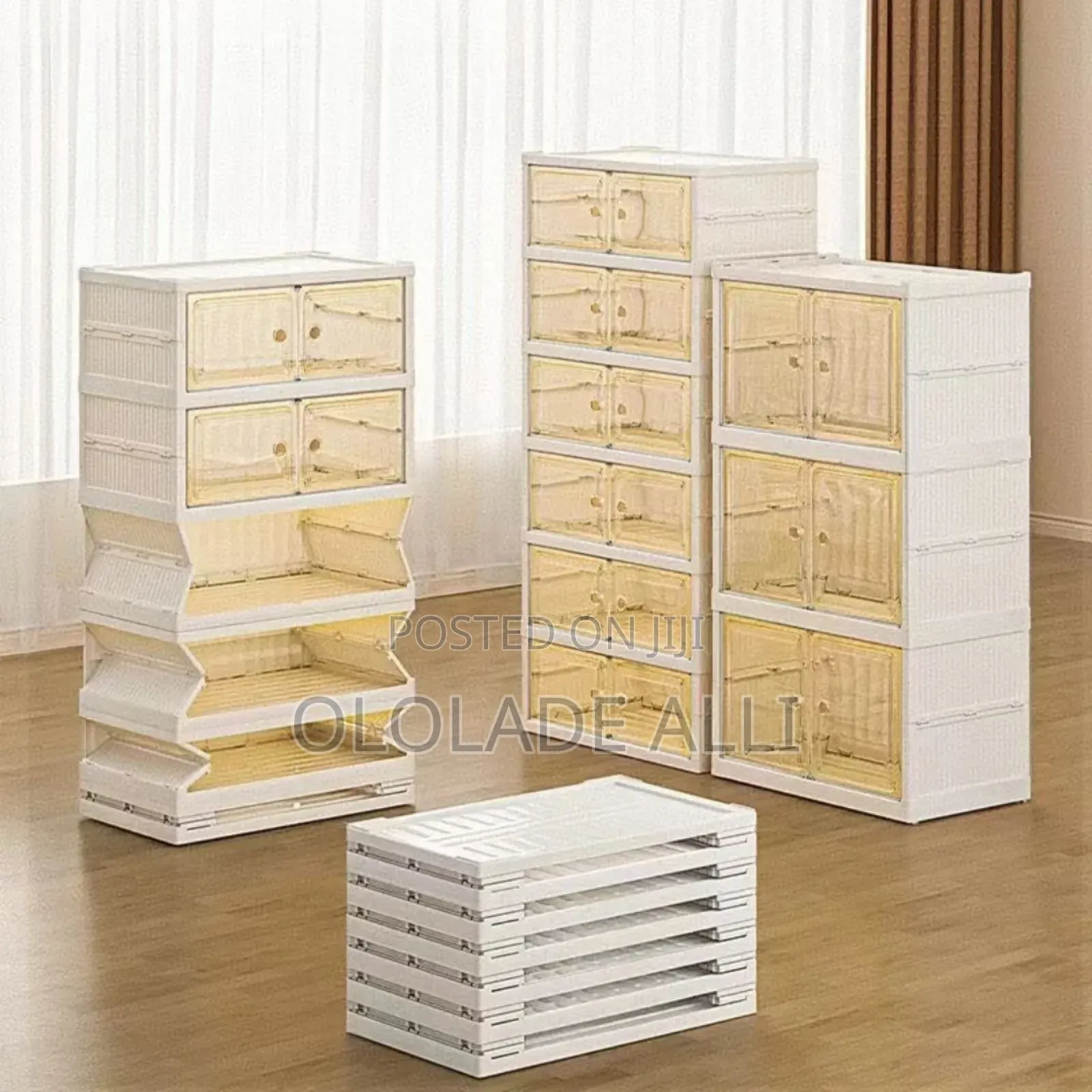 6 Step Plastic Collapsible Shoe Rack