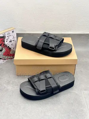 Original Tech Slides Triple Black High Sole