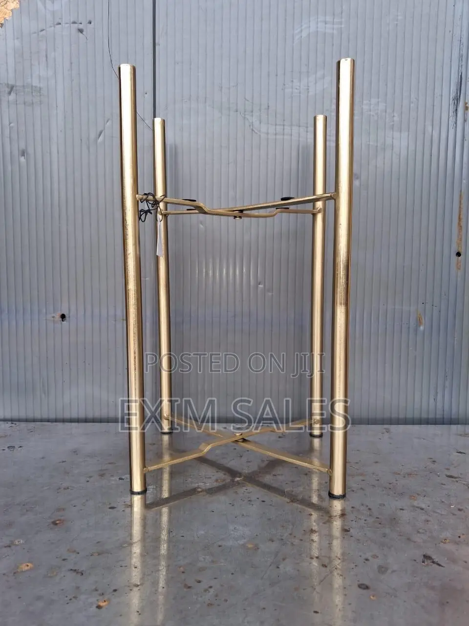 Golden Planter Stand