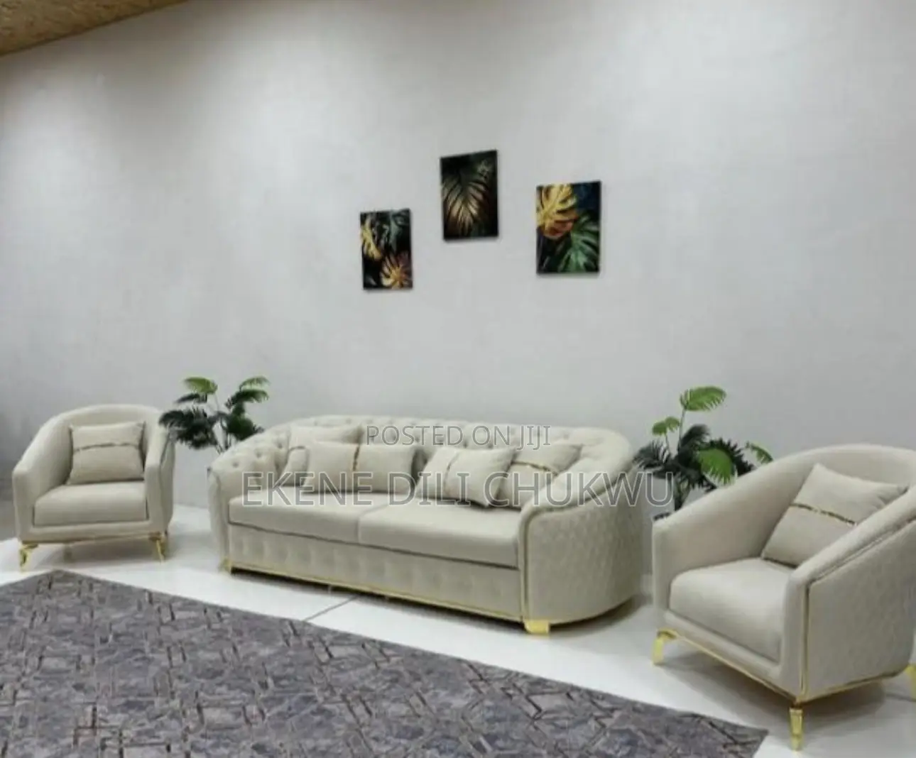 Modern Luxury Curved Sofa Set