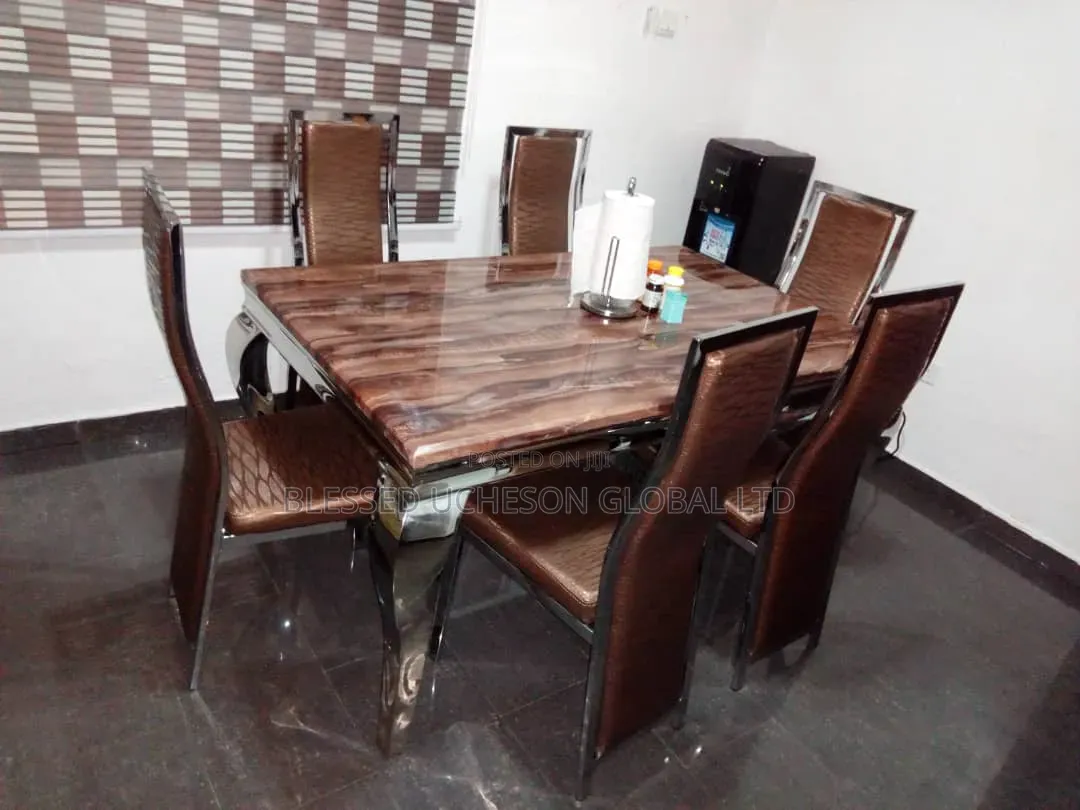 Dining Table by 6 Chairs