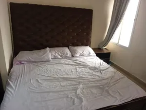 6 by 6 Bed Frame, Side Drawer and Huge Mirror