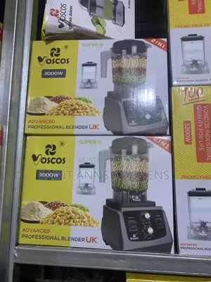Vosco 2-in-1 Blender With a 3000w 2-Liter Capacity Jar