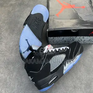 Air Jordan 5 Silver Black